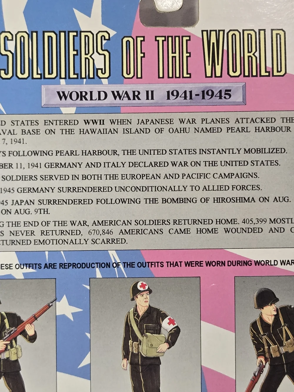 Vintage Soldiers of the World WWII 101st Airborne 12